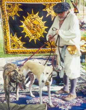 John with Tziki and Lucky